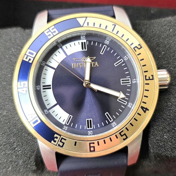 NEW Invicta Specialty Men's Watch 45mm 12847 Purple w/ Silicone Purple Band #400